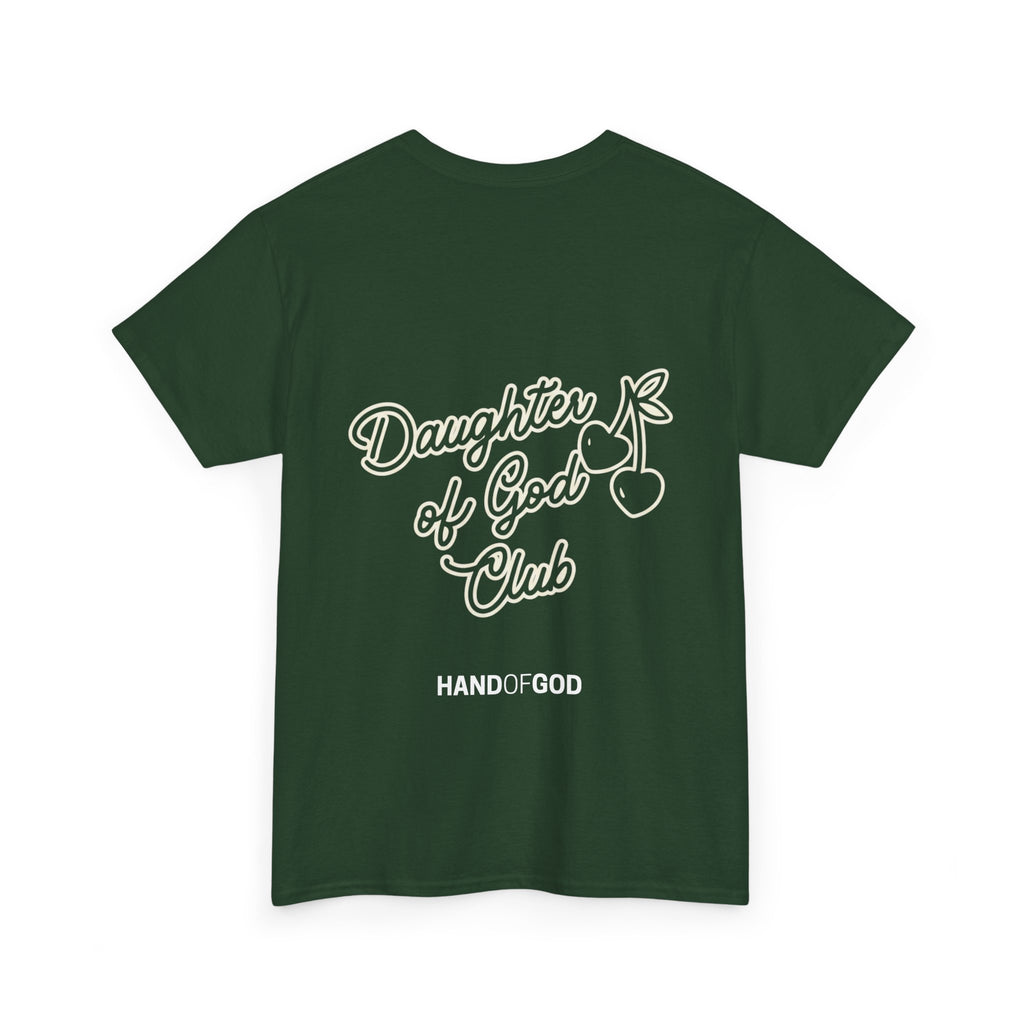 Daughter of God Club Women’s T-Shirt | Christian Faith Apparel | Hand of God Graphic Tee