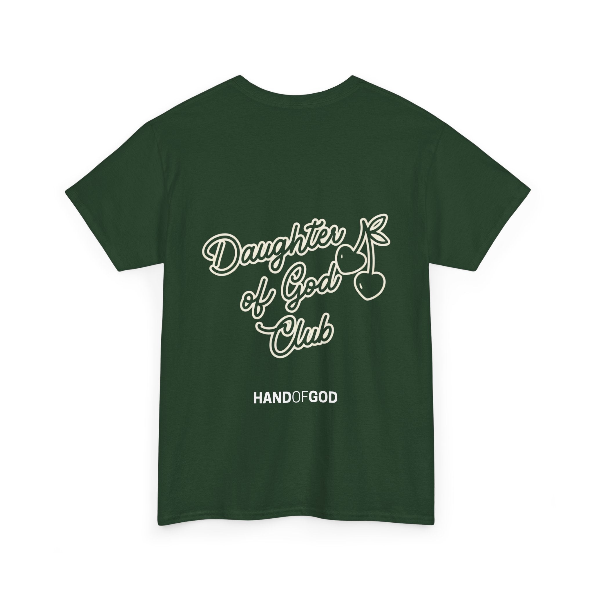 Daughter of God Club Women’s T-Shirt | Christian Faith Apparel | Hand of God Graphic Tee