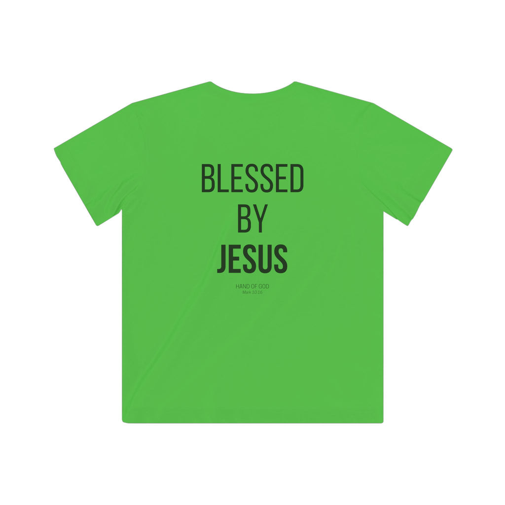Blessed by Jesus Kids T-Shirt | Christian Kids Faith Shirt | Hand of God Apparel