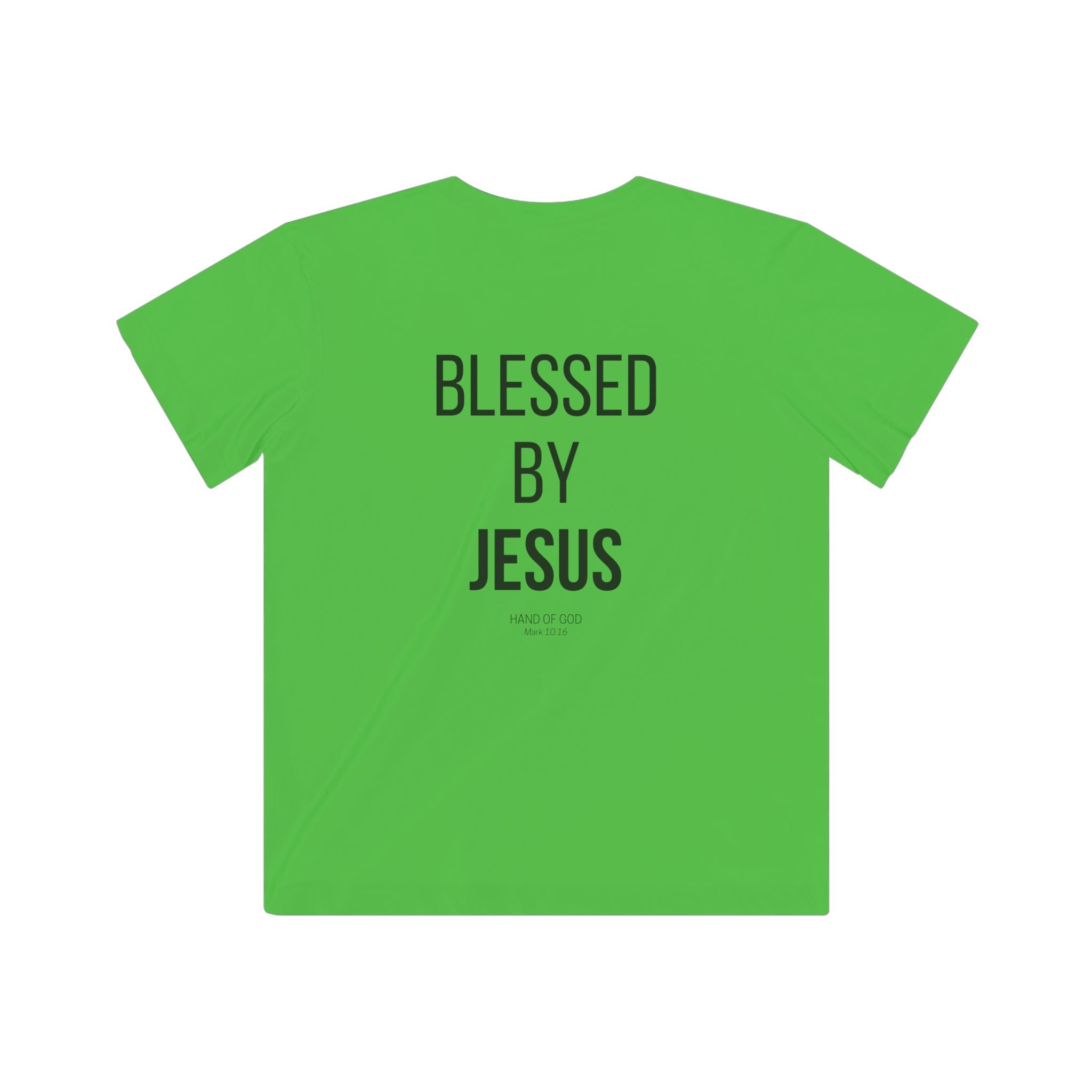 Blessed by Jesus Kids T-Shirt | Christian Kids Faith Shirt | Hand of God Apparel