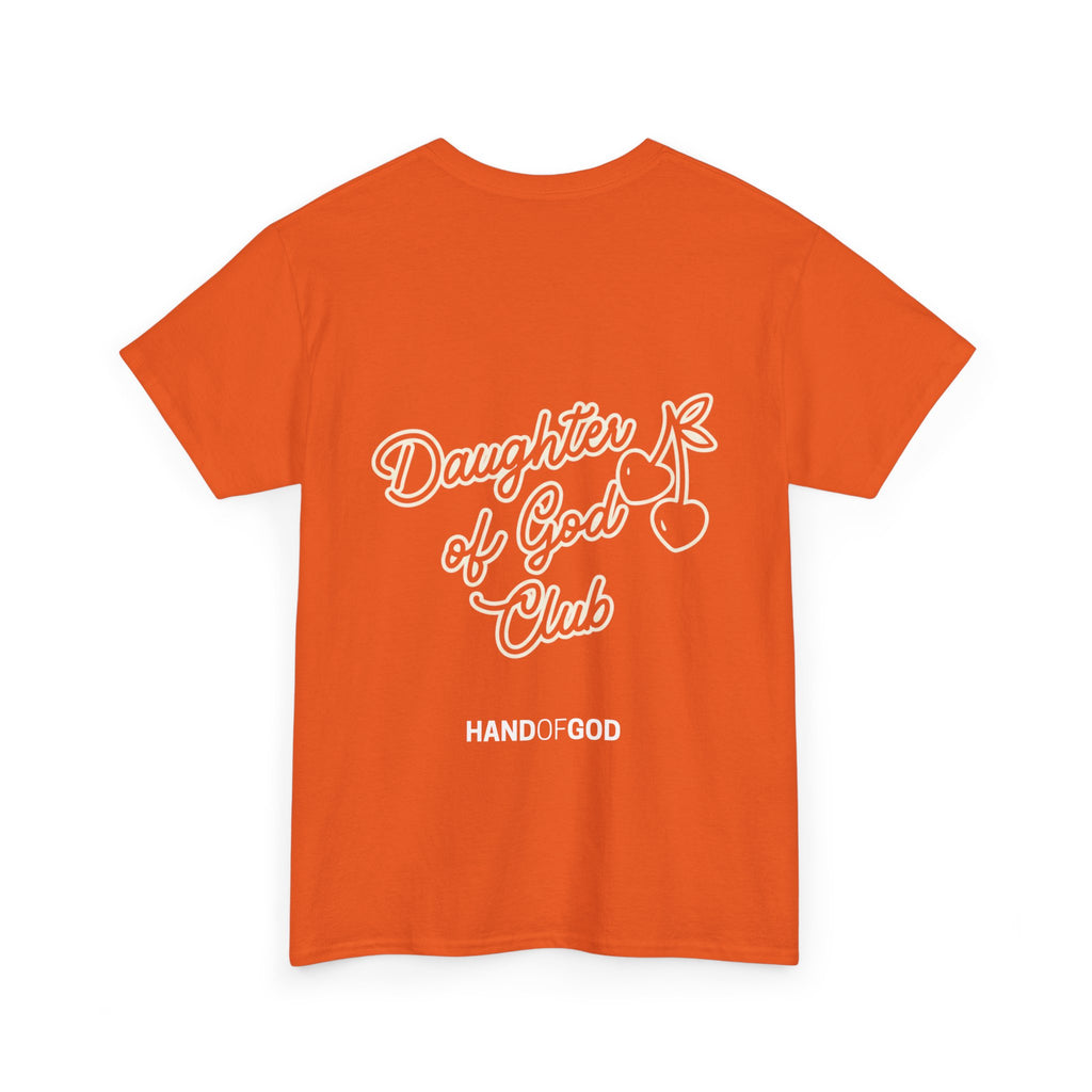 Daughter of God Club Women’s T-Shirt | Christian Faith Apparel | Hand of God Graphic Tee