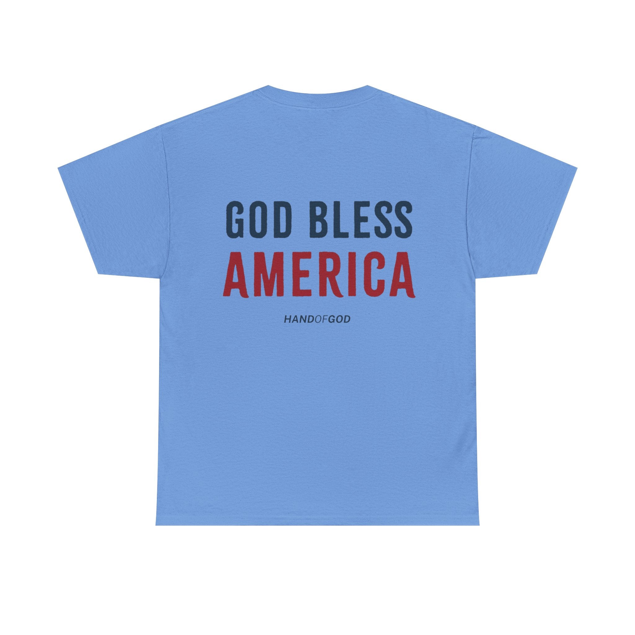 God Bless America Shirt – Christian Patriotic T-Shirt | Hand of God “Wear the Word” Tee
