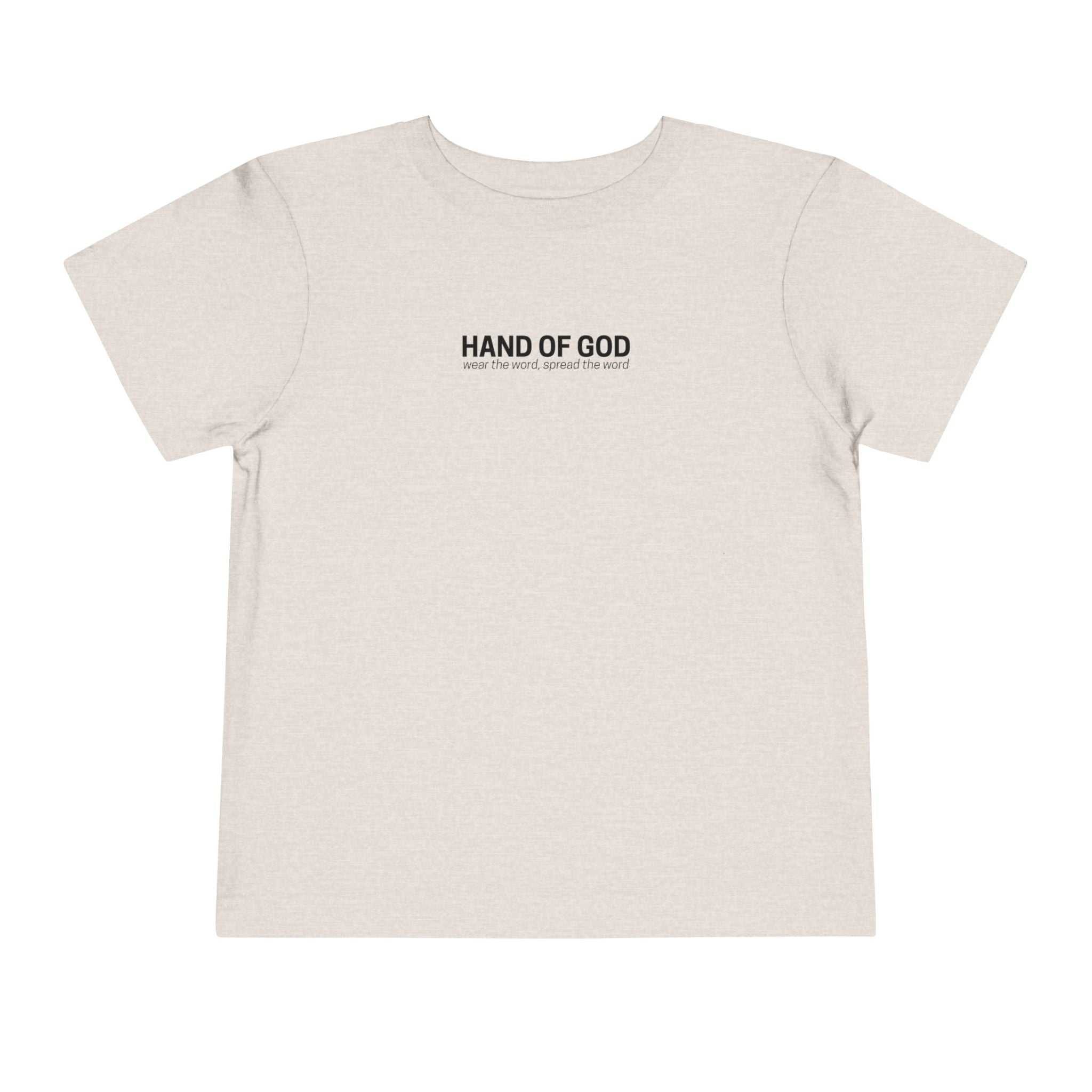 Blessed by Jesus toddler T-Shirt | Christian Faith Apparel | Hand of God