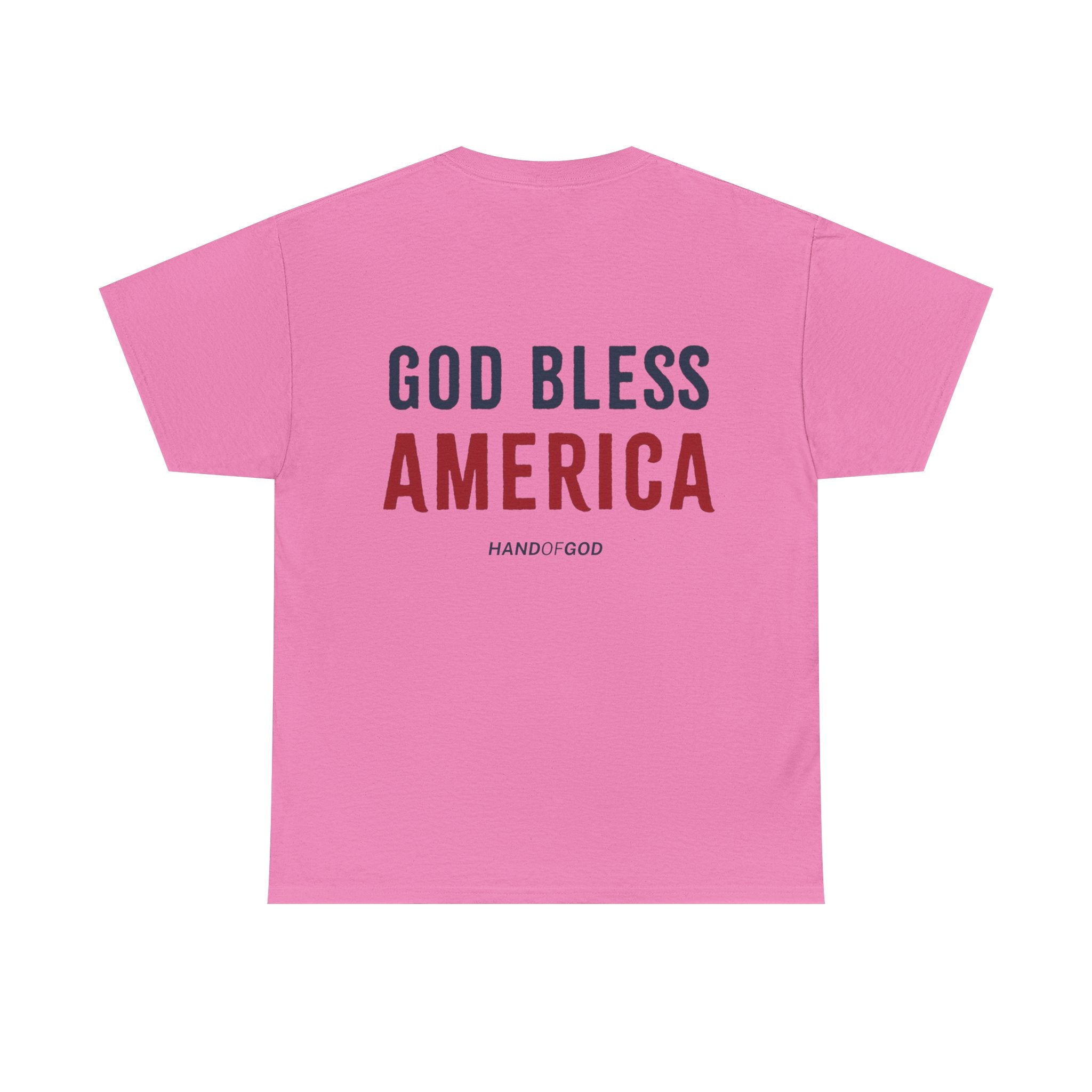 God Bless America Shirt – Christian Patriotic T-Shirt | Hand of God “Wear the Word” Tee
