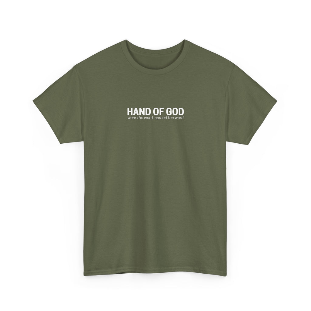 If God Is With You Who Can Be Against You T-Shirt | Christian Faith Apparel | Hand of God Tee