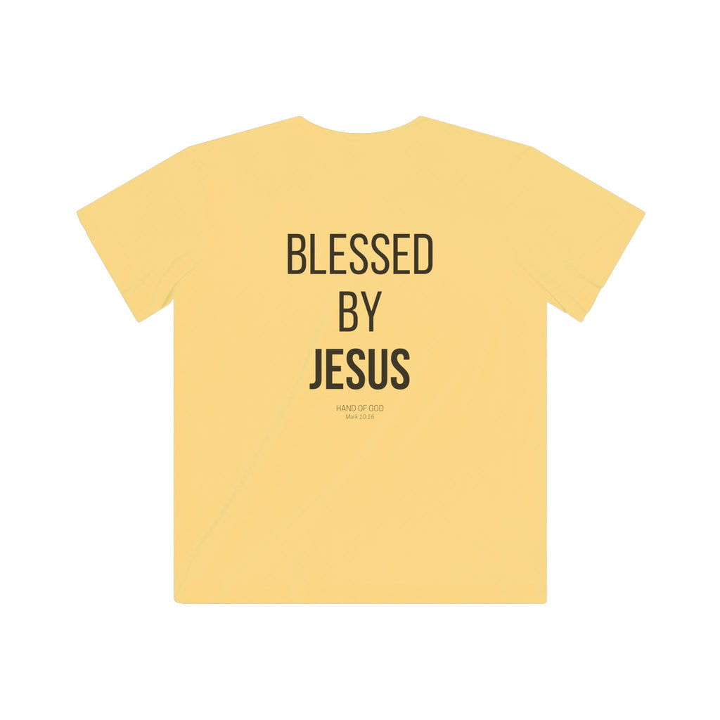 Blessed by Jesus Kids T-Shirt | Christian Kids Faith Shirt | Hand of God Apparel