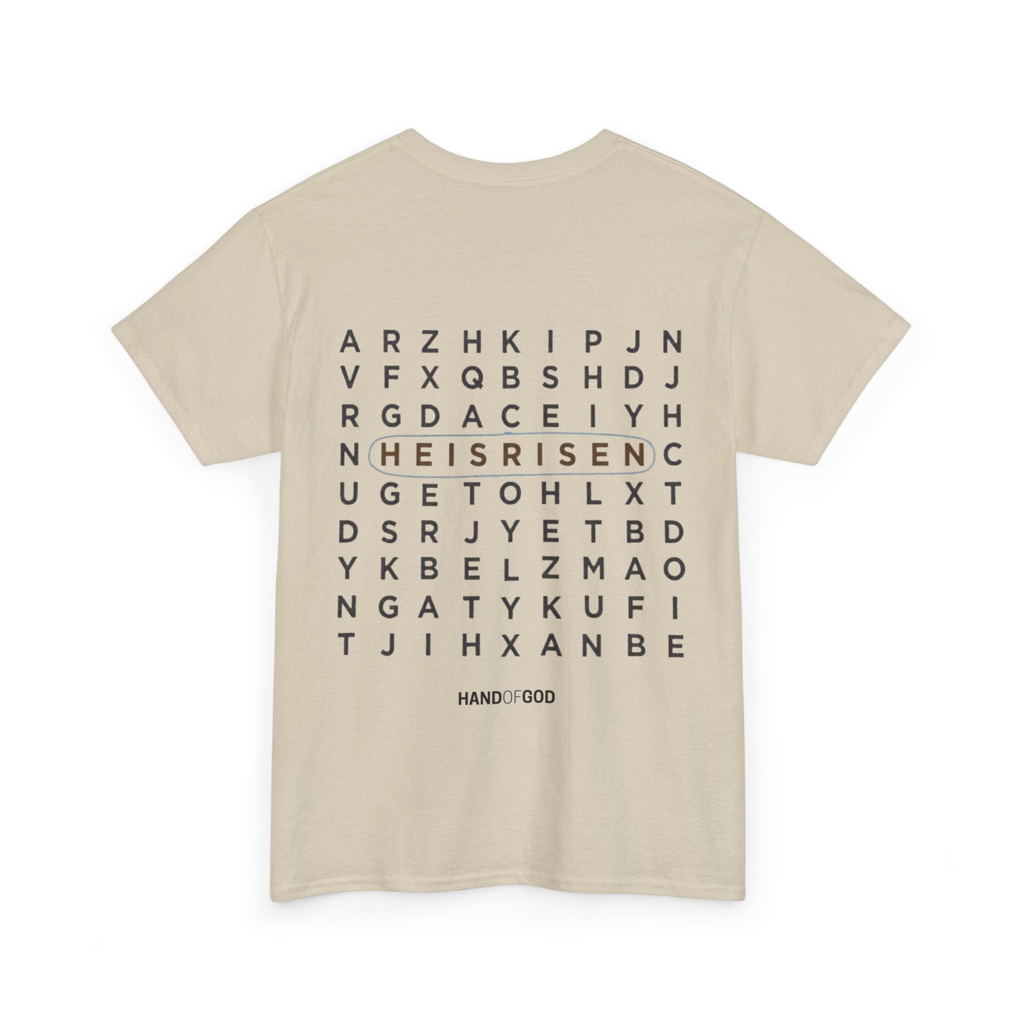 He Is Risen T-Shirt | Easter Christian Faith Apparel | Hand of God