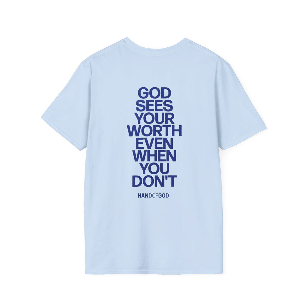 God Sees Your Worth Shirt – Christian Inspirational T-Shirt | Hand of God