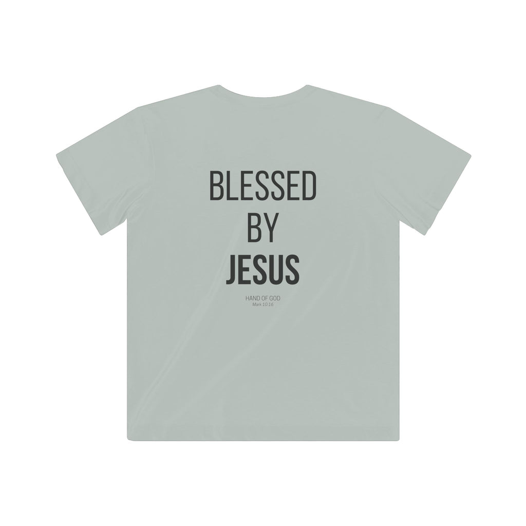 Blessed by Jesus Kids T-Shirt | Christian Kids Faith Shirt | Hand of God Apparel