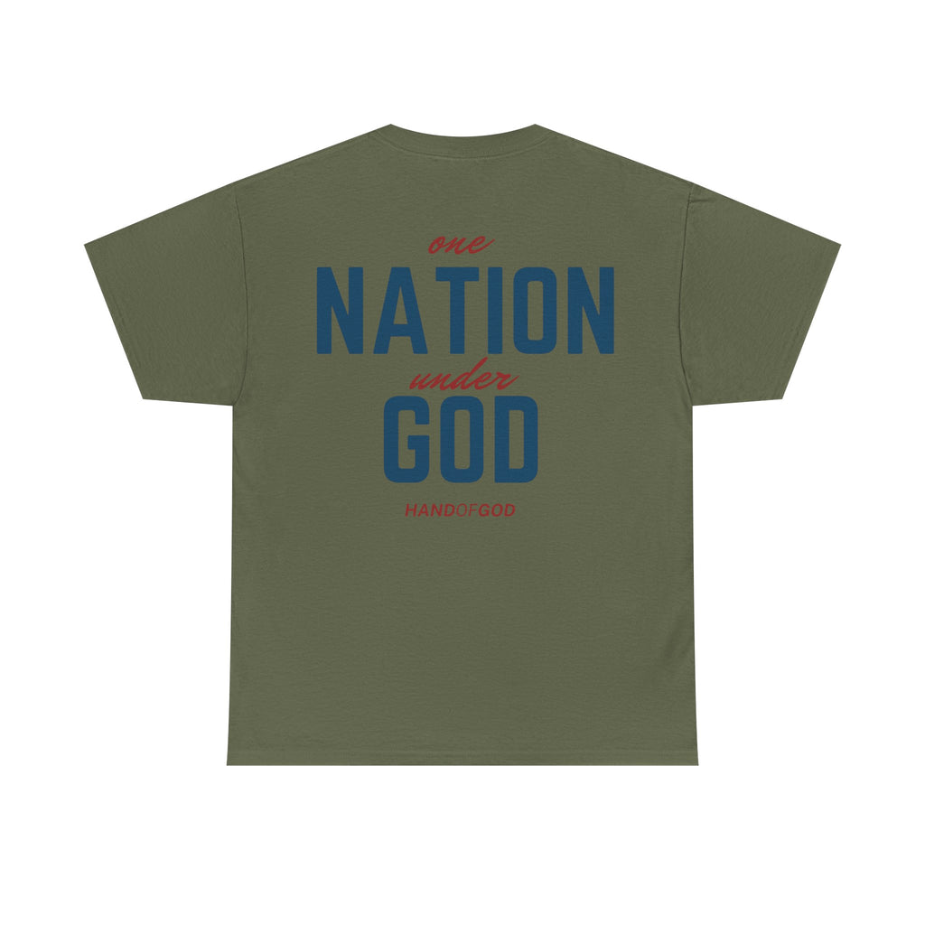 One Nation Under God Shirt – Christian Patriotic T-Shirt | 100% Cotton Faith & Freedom Tee