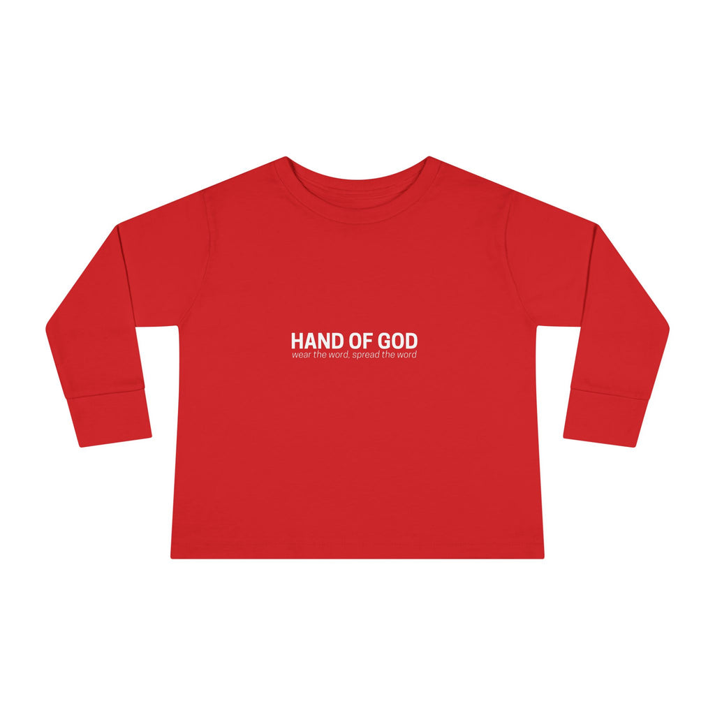God is Greater Than the Highs and Lows Kids Long Sleeve T-Shirt | Hand of God Christian Apparel