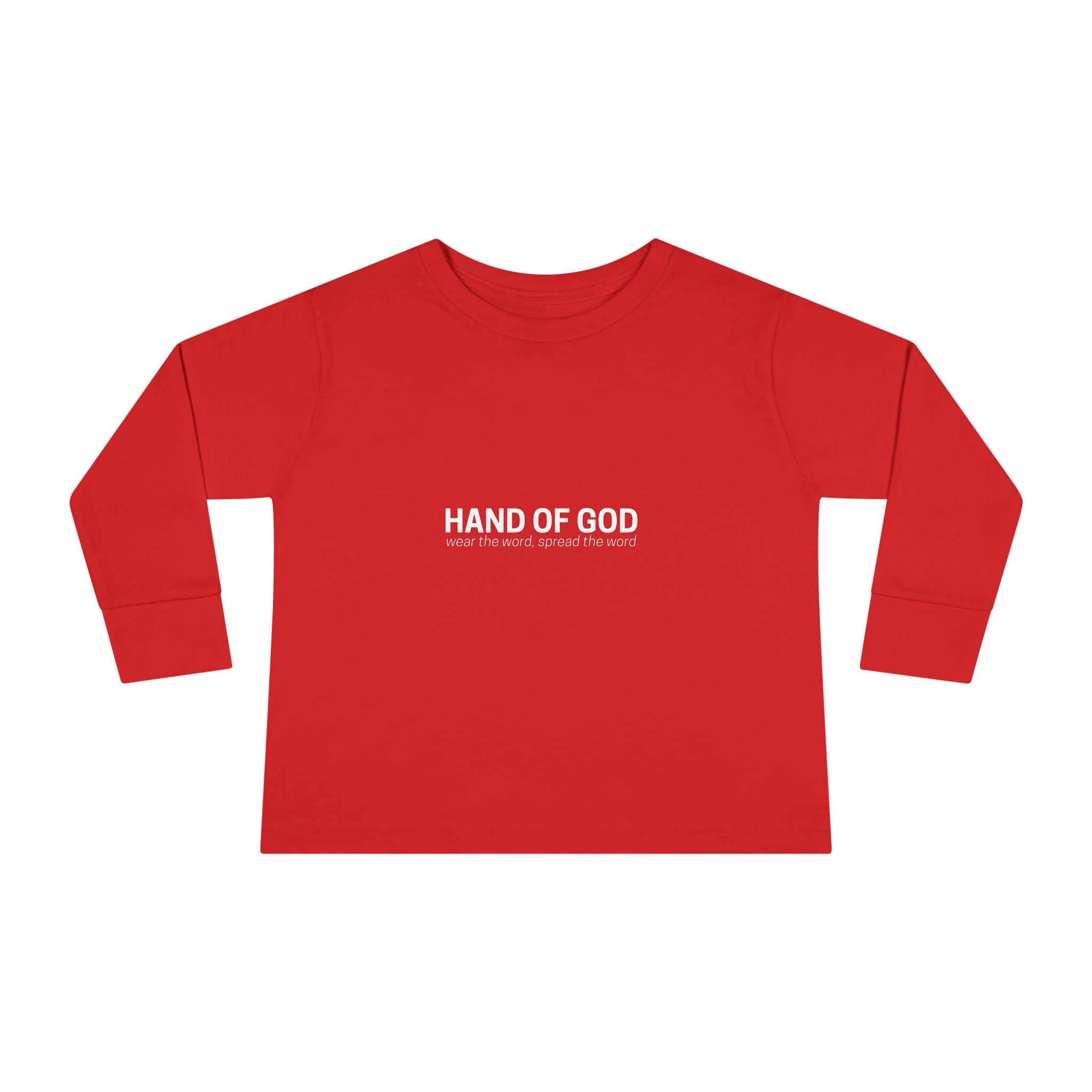 God is Greater Than the Highs and Lows Kids Long Sleeve T-Shirt | Hand of God Christian Apparel