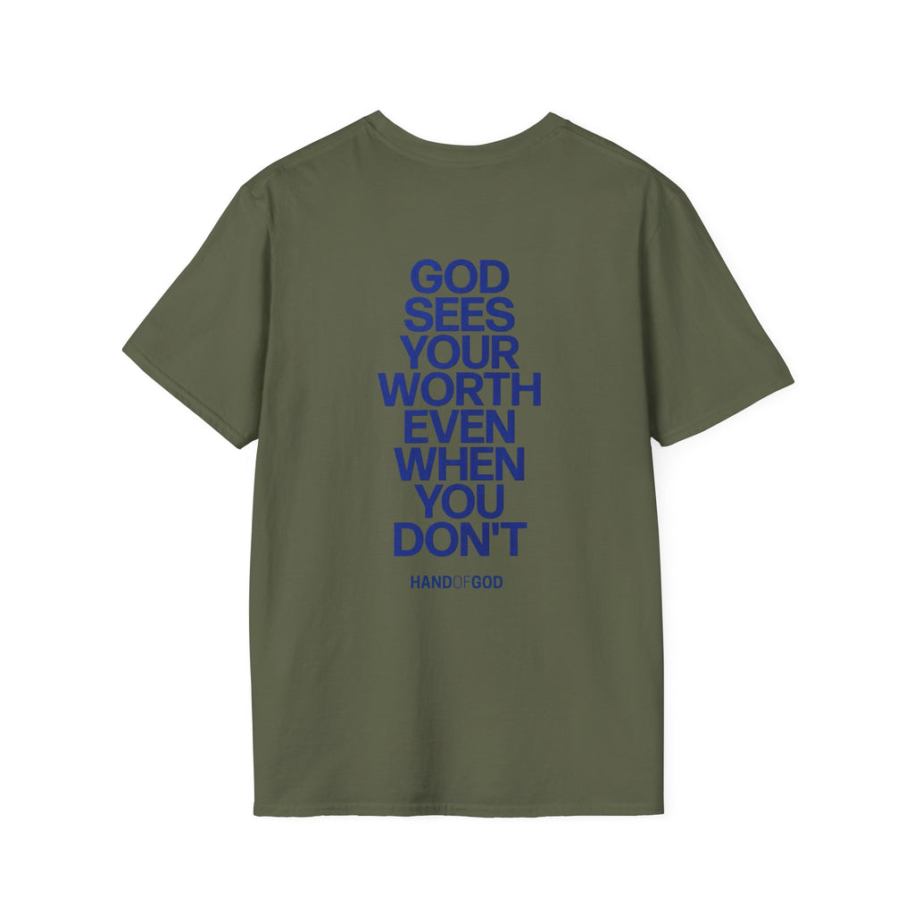 God Sees Your Worth Shirt – Christian Inspirational T-Shirt | Hand of God