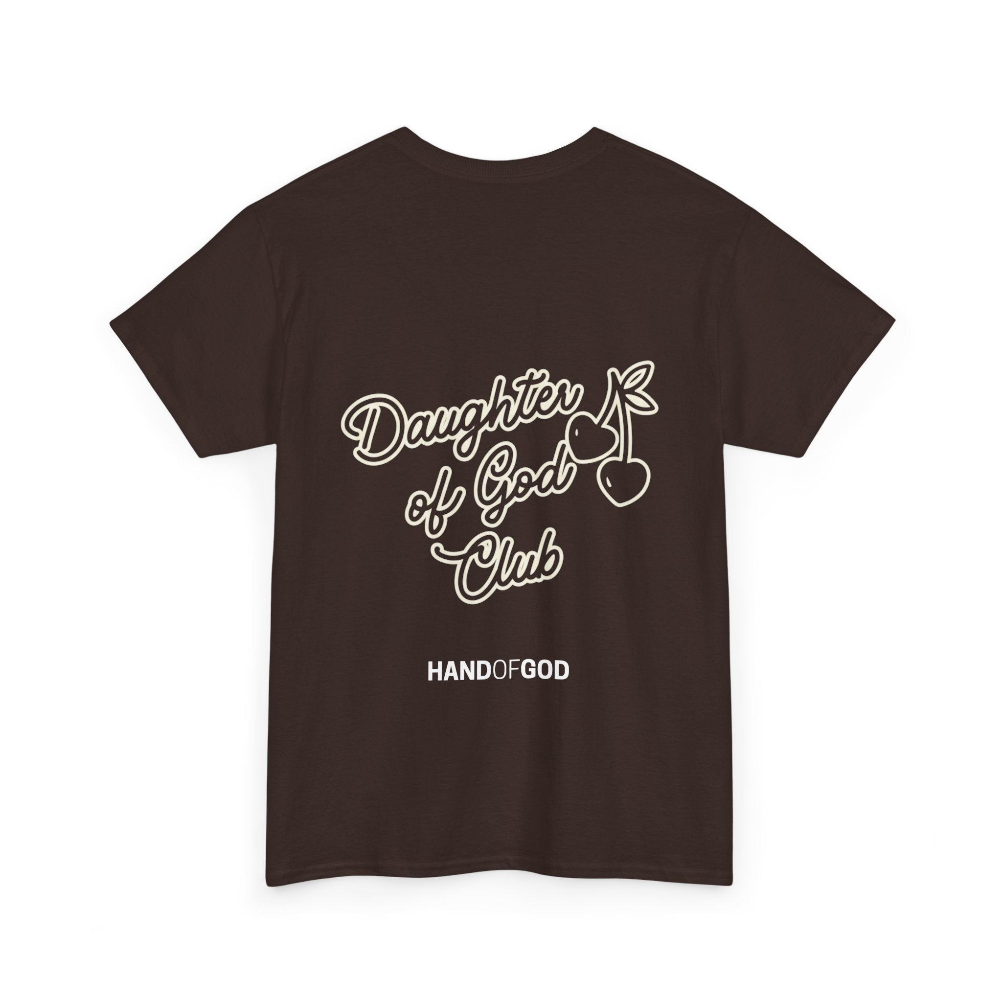 Daughter of God Club Women’s T-Shirt | Christian Faith Apparel | Hand of God Graphic Tee