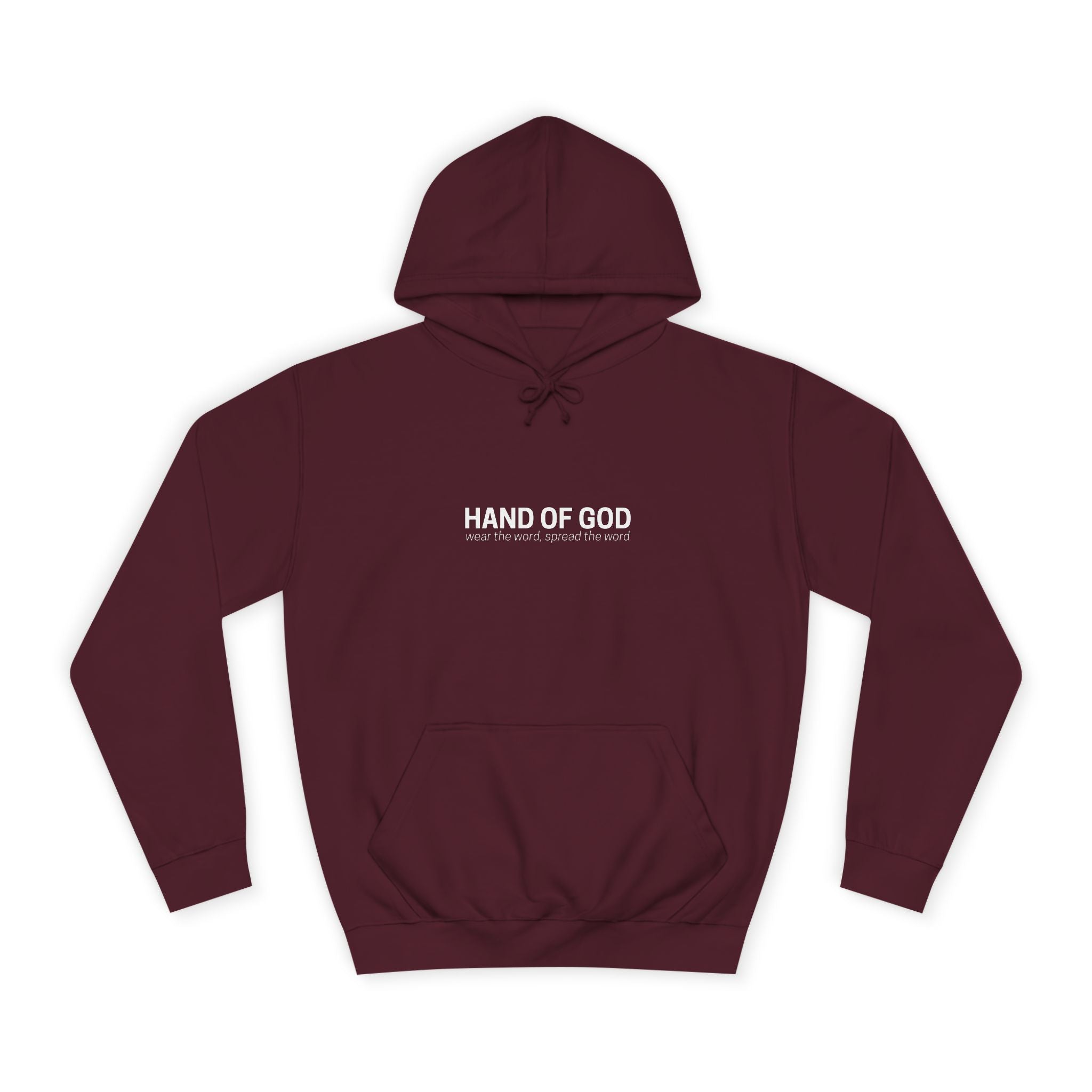 God is Greater Than the Highs and Lows Hoodie | Hand of God Christian Faith Apparel