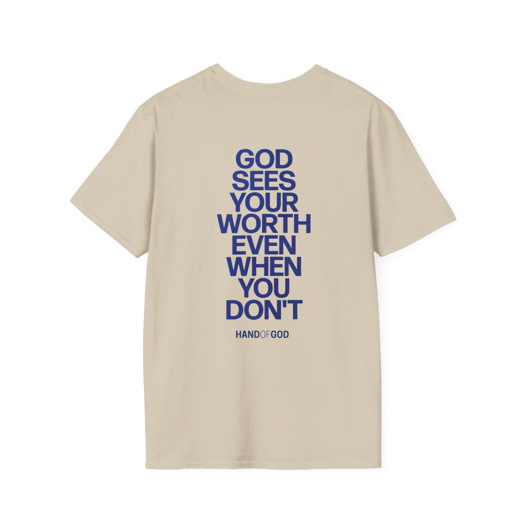 God Sees Your Worth Shirt – Christian Inspirational T-Shirt | Hand of God