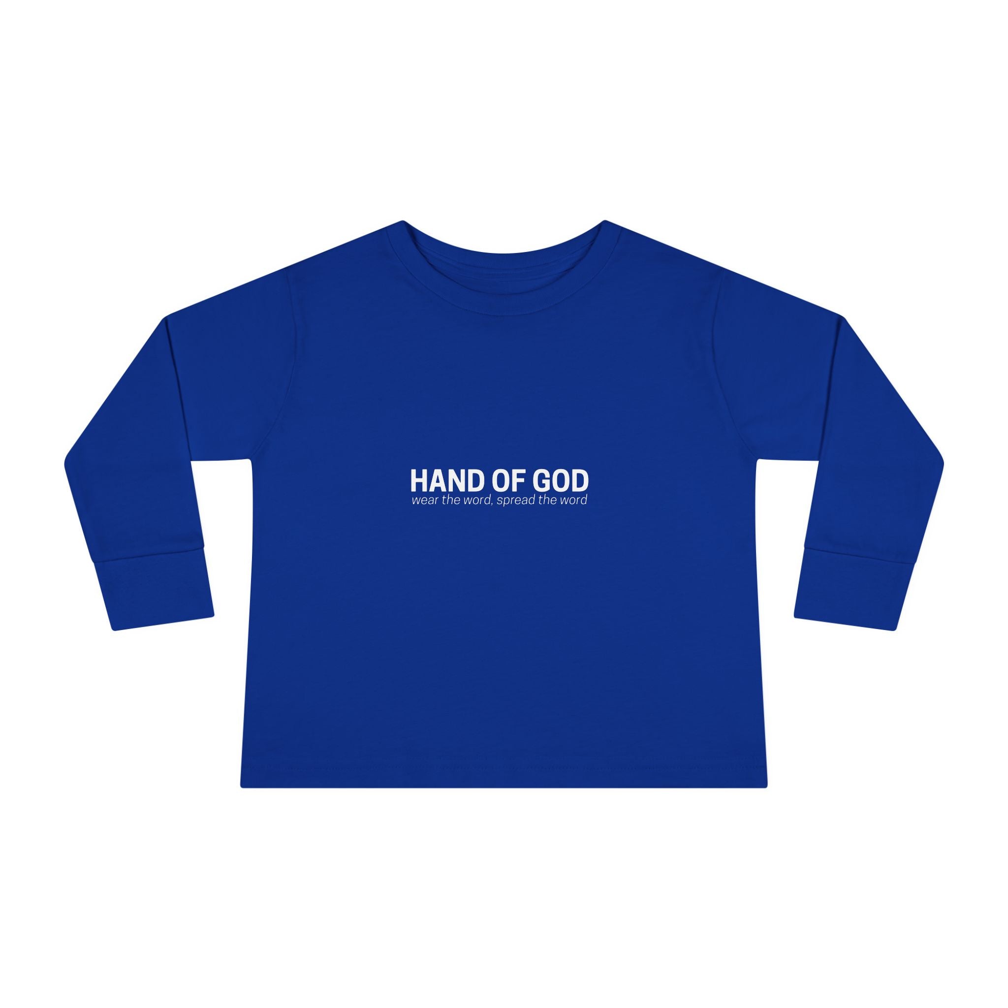 God is Greater Than the Highs and Lows Kids Long Sleeve T-Shirt | Hand of God Christian Apparel