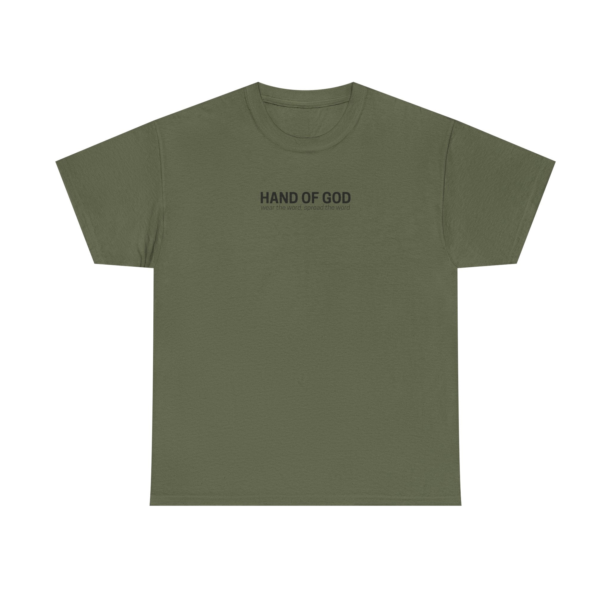 He Can Do a Lot With a Little T-Shirt | Christian Faith Apparel | Hand of God