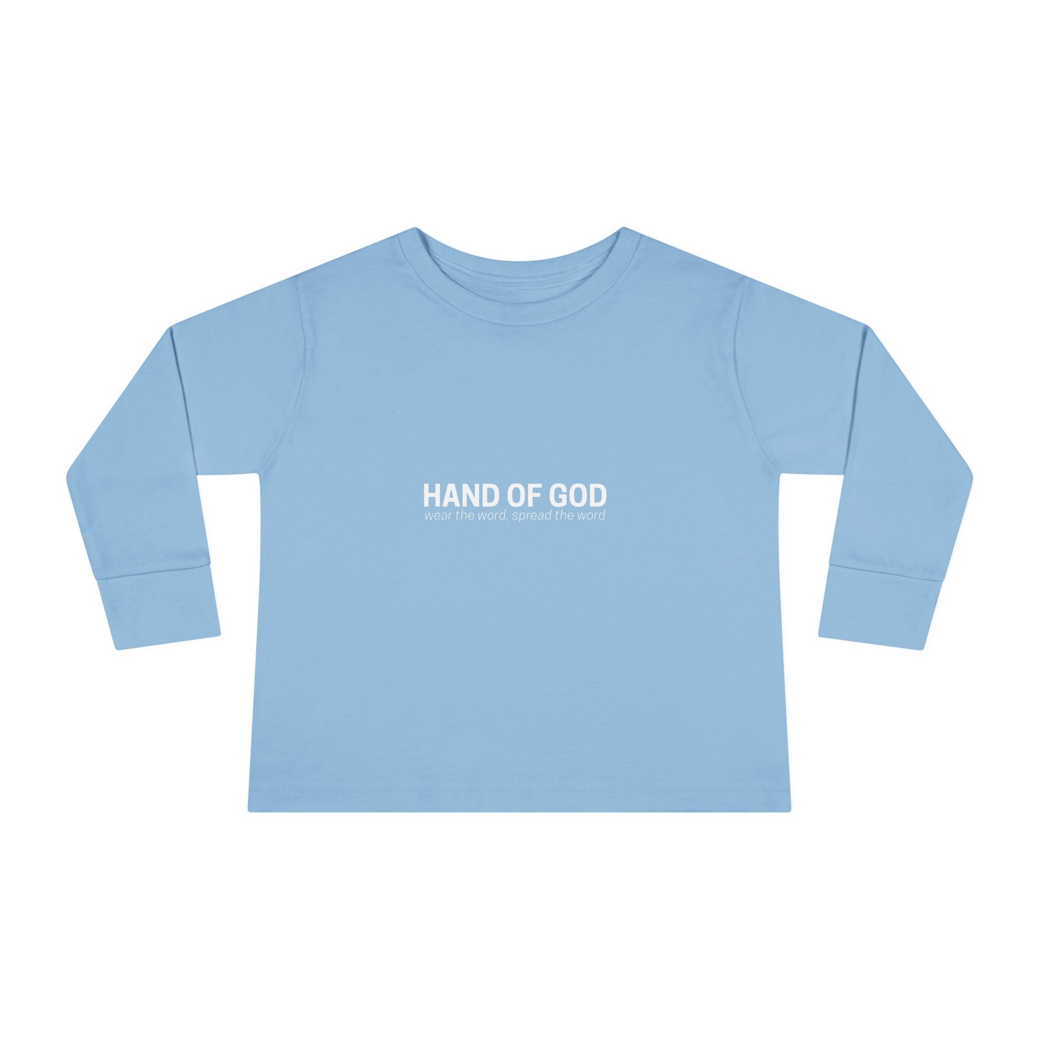 God is Greater Than the Highs and Lows Kids Long Sleeve T-Shirt | Hand of God Christian Apparel