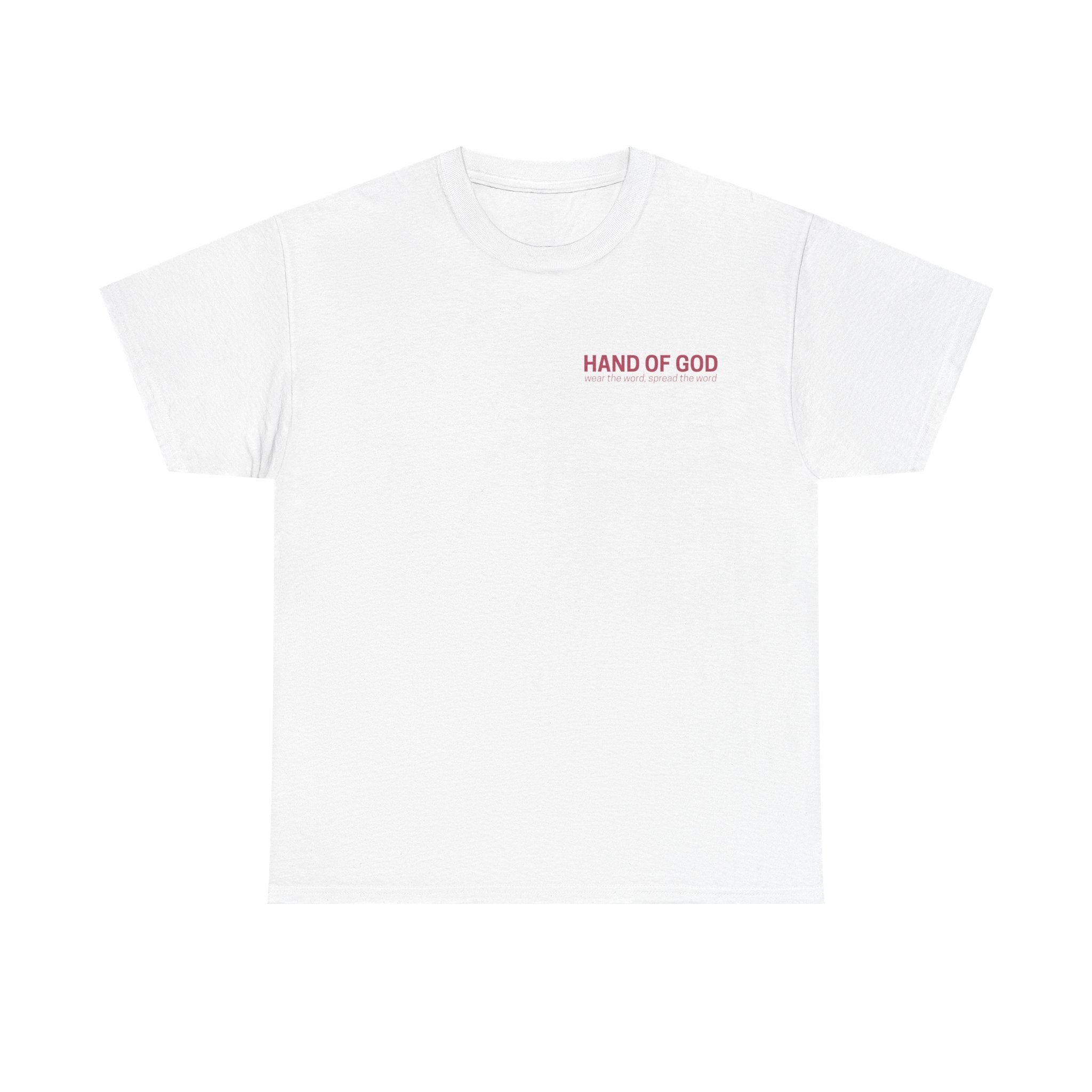 Ask for More God Isn’t on a Budget T-Shirt | Christian Faith Apparel | Hand of God