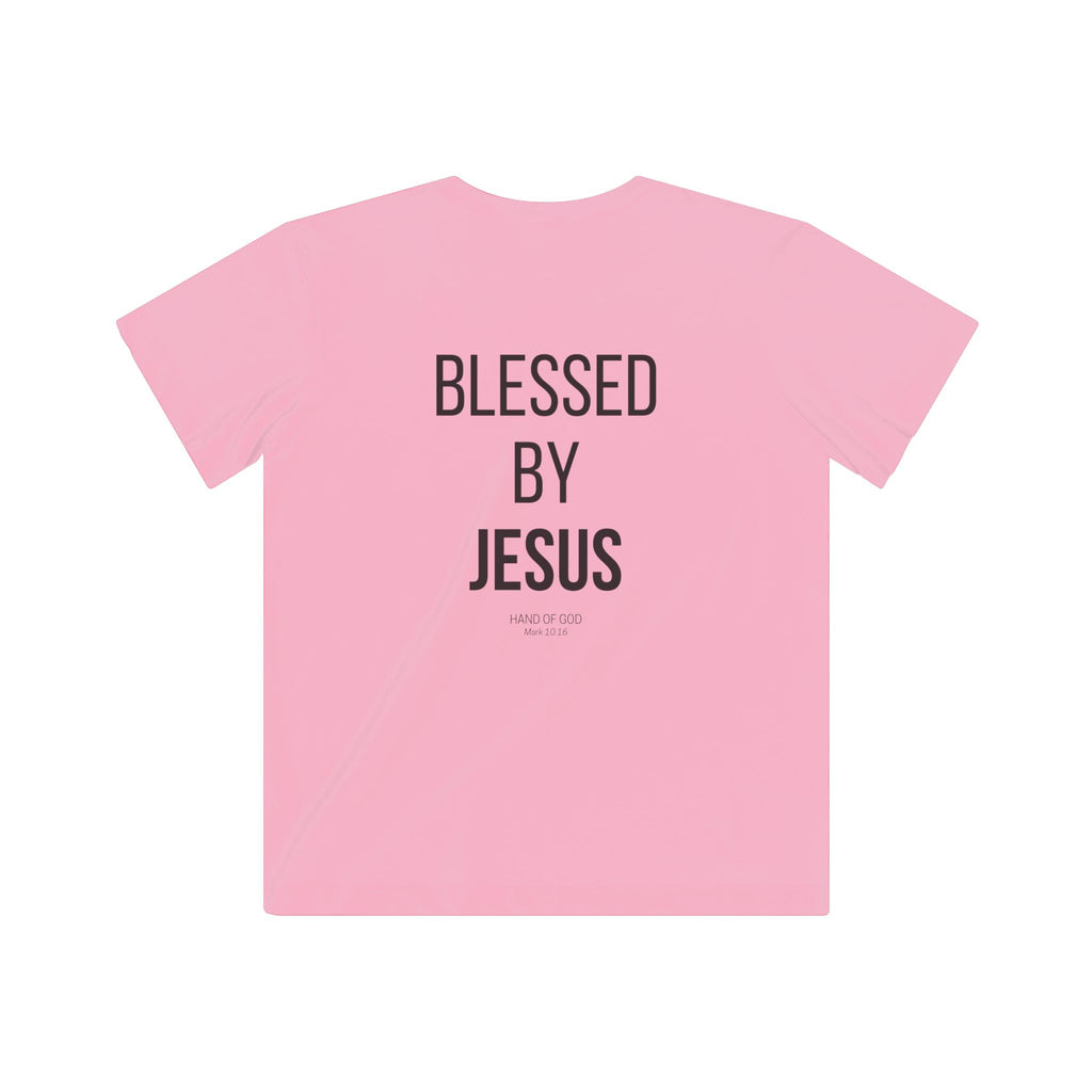Blessed by Jesus Kids T-Shirt | Christian Kids Faith Shirt | Hand of God Apparel