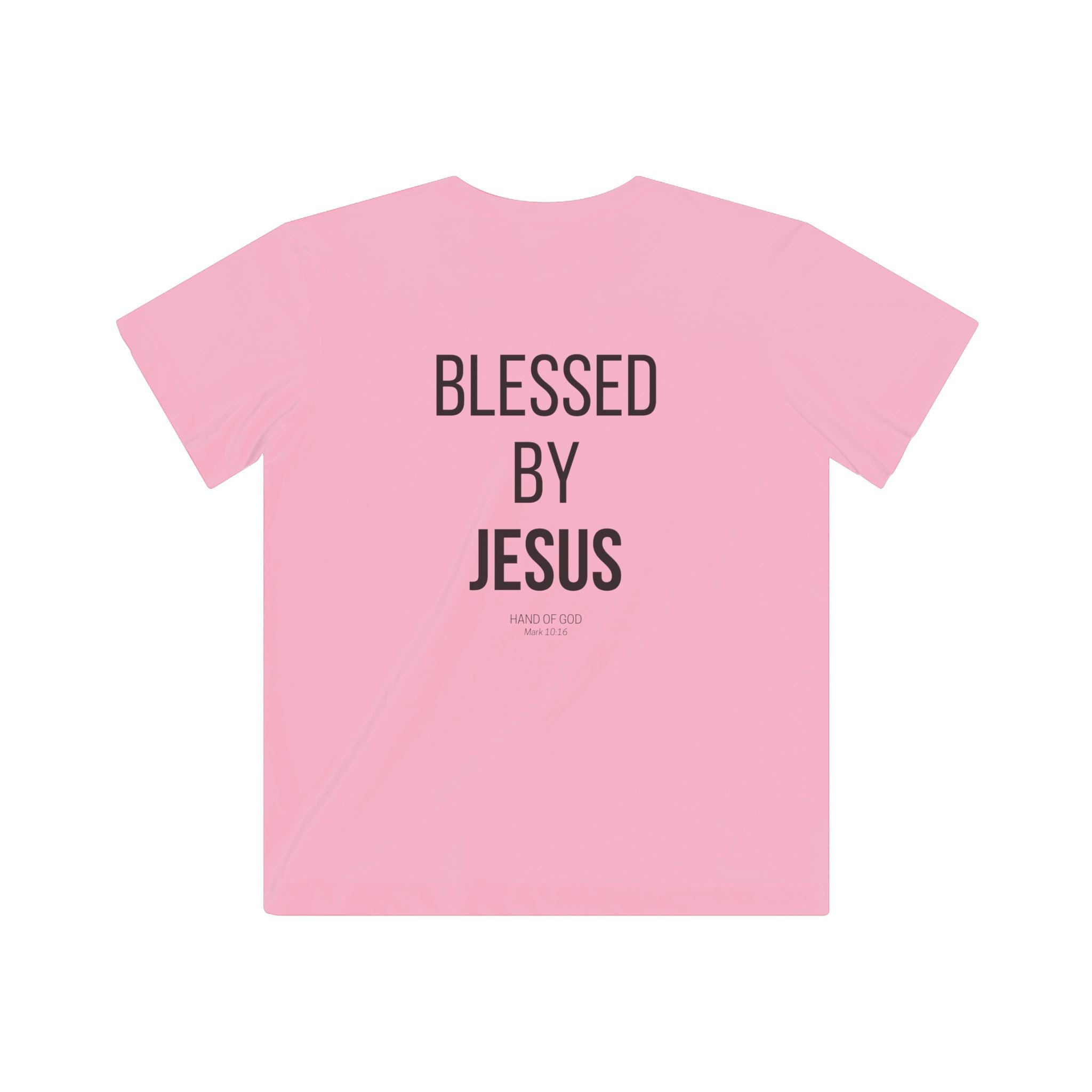 Blessed by Jesus Kids T-Shirt | Christian Kids Faith Shirt | Hand of God Apparel