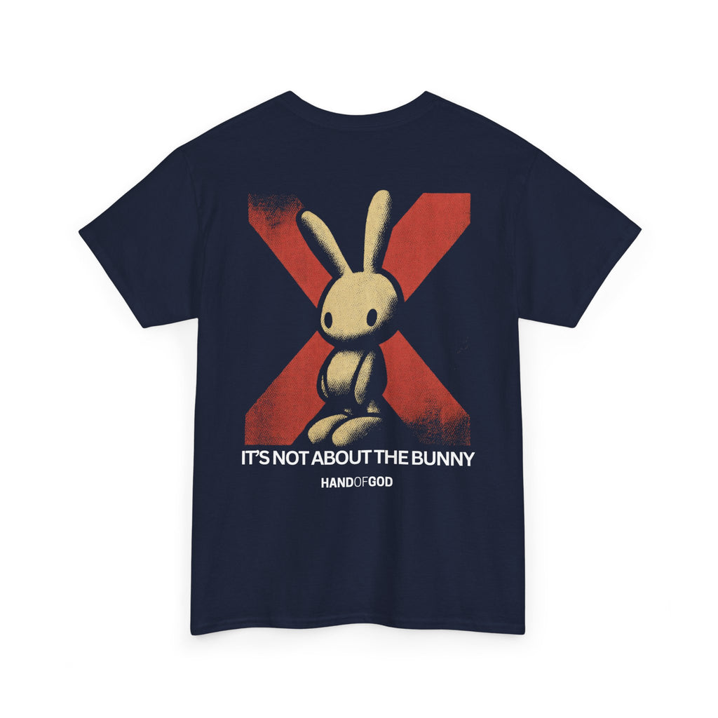 "It's Not About the Bunny" Easter T-Shirt | Christian Faith Apparel | Hand of God Graphic Tee