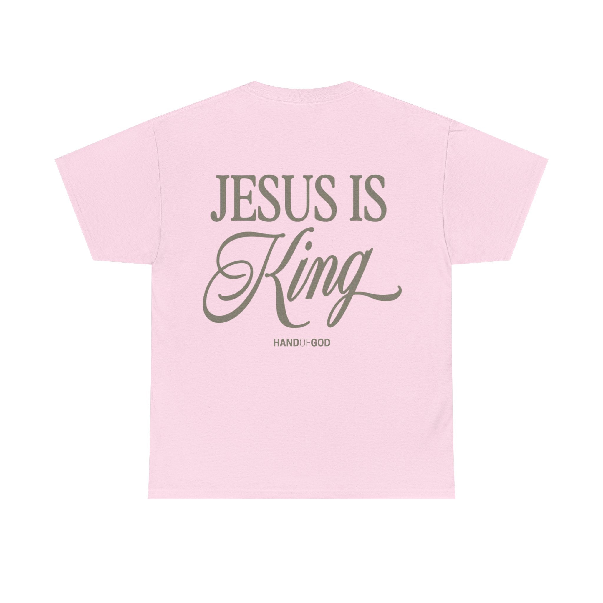 Jesus Is King Shirt – Christian Faith T-Shirt | Hand of God Bold Gospel Statement Tee