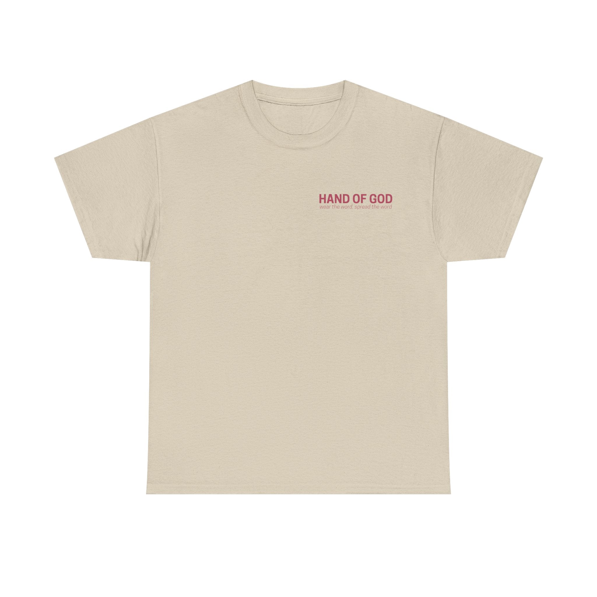 Ask for More God Isn’t on a Budget T-Shirt | Christian Faith Apparel | Hand of God