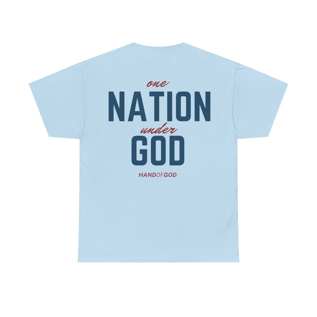 One Nation Under God Shirt – Christian Patriotic T-Shirt | 100% Cotton Faith & Freedom Tee