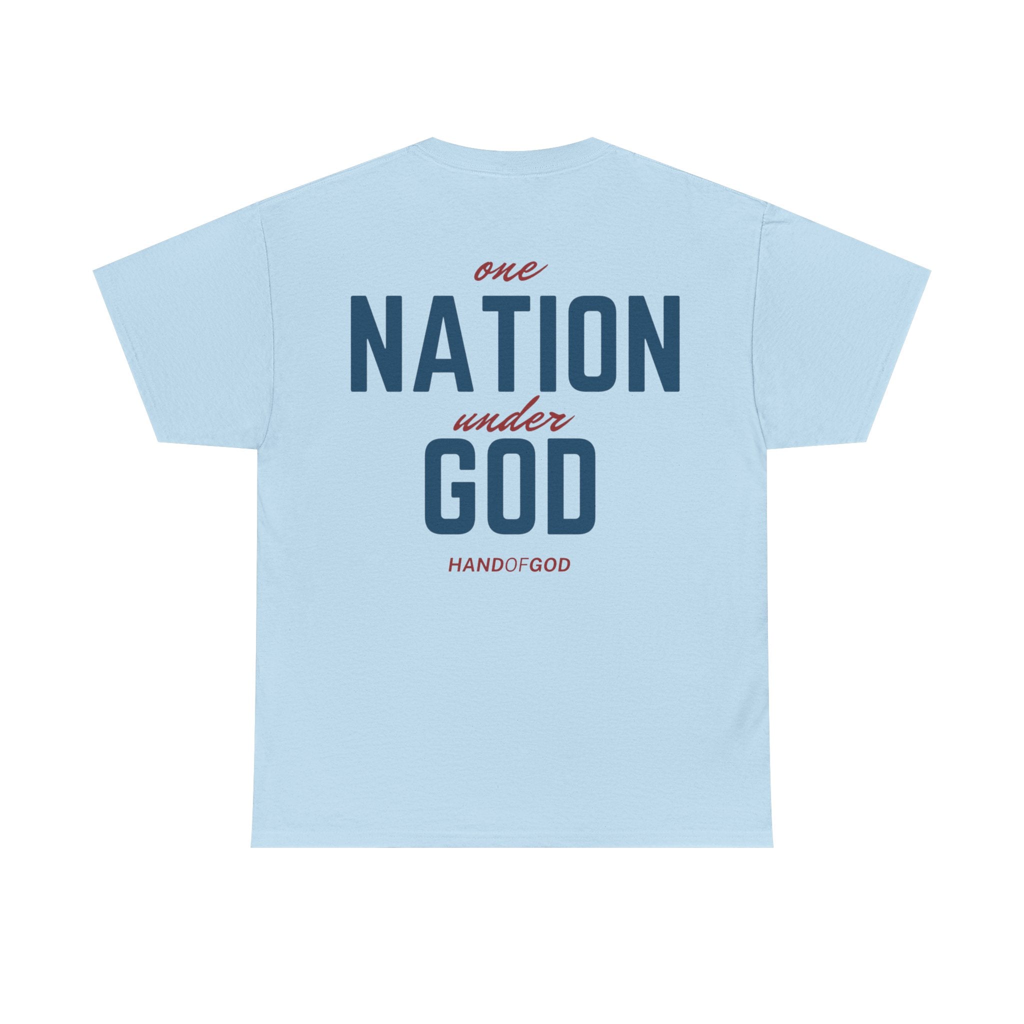 One Nation Under God Shirt – Christian Patriotic T-Shirt | 100% Cotton Faith & Freedom Tee