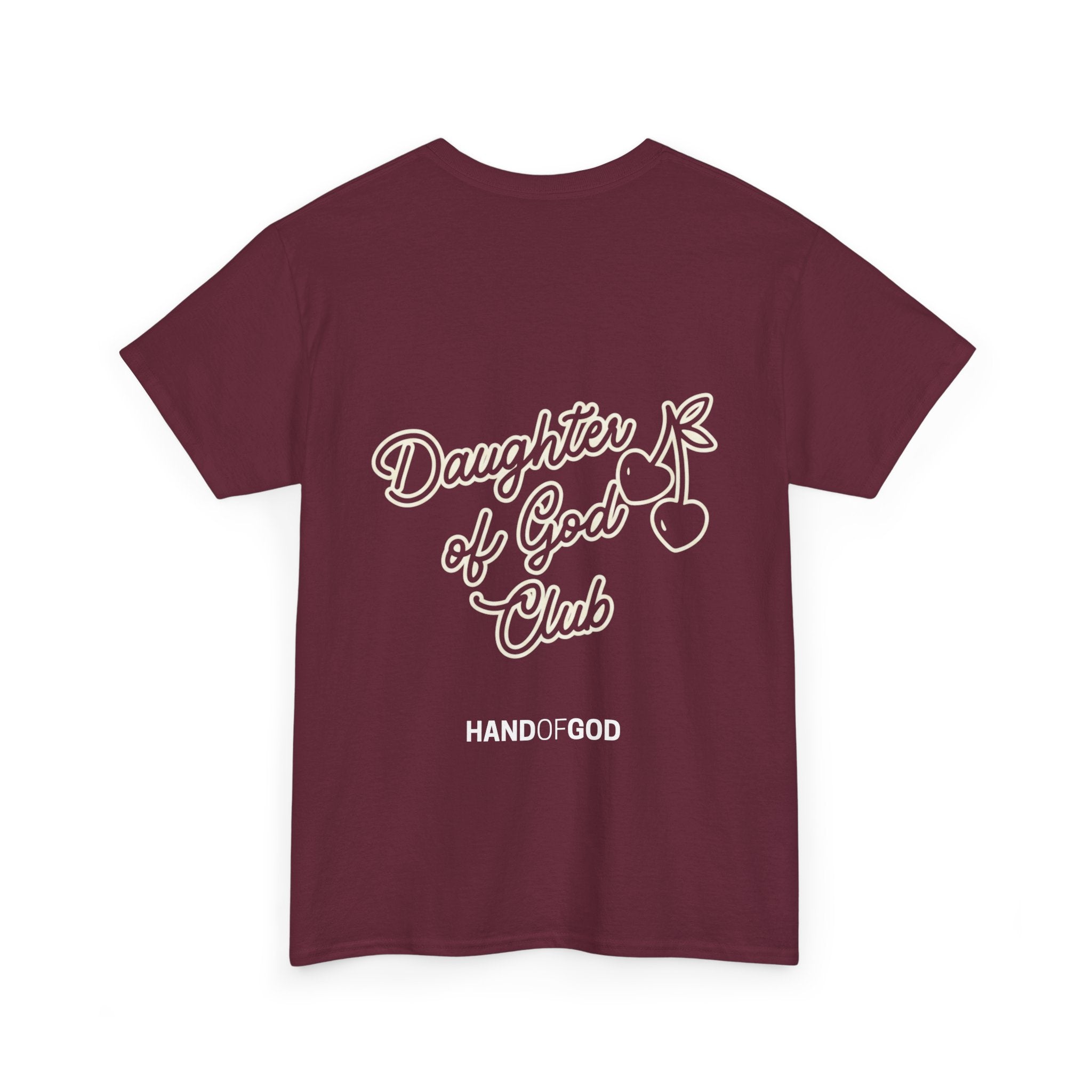 Daughter of God Club Women’s T-Shirt | Christian Faith Apparel | Hand of God Graphic Tee