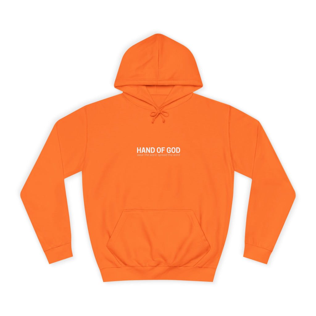 Faith > Fear Hoodie | Hand of God Christian Faith Apparel | Inspirational Sweatshirt