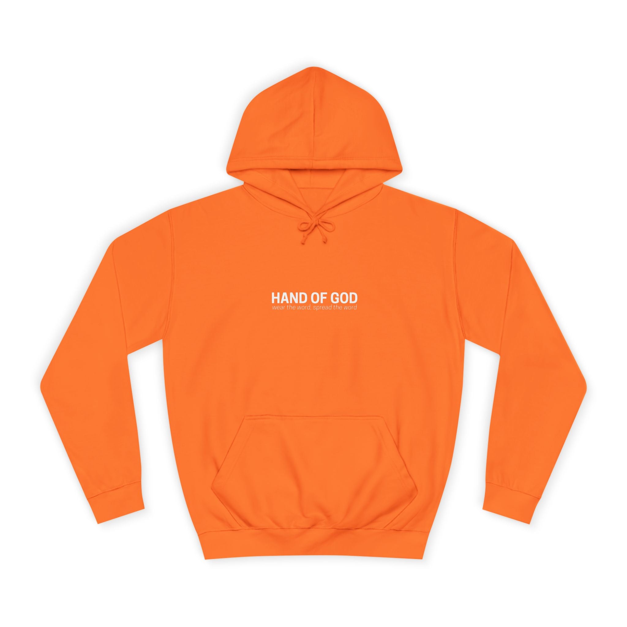 Faith > Fear Hoodie | Hand of God Christian Faith Apparel | Inspirational Sweatshirt