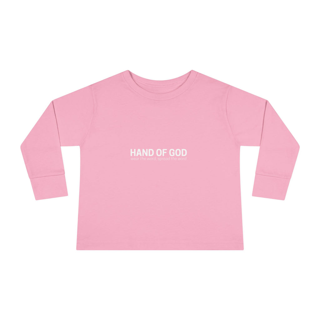 God is Greater Than the Highs and Lows Kids Long Sleeve T-Shirt | Hand of God Christian Apparel