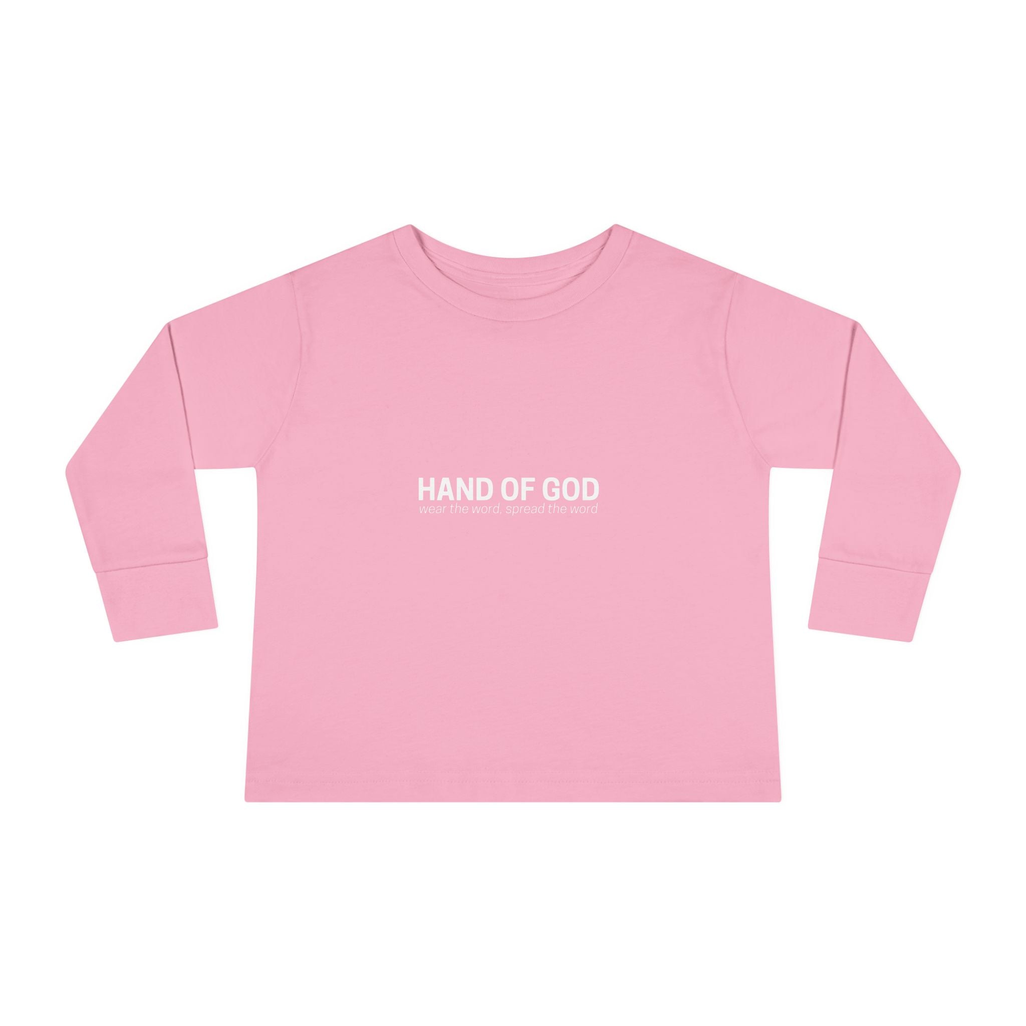 God is Greater Than the Highs and Lows Kids Long Sleeve T-Shirt | Hand of God Christian Apparel