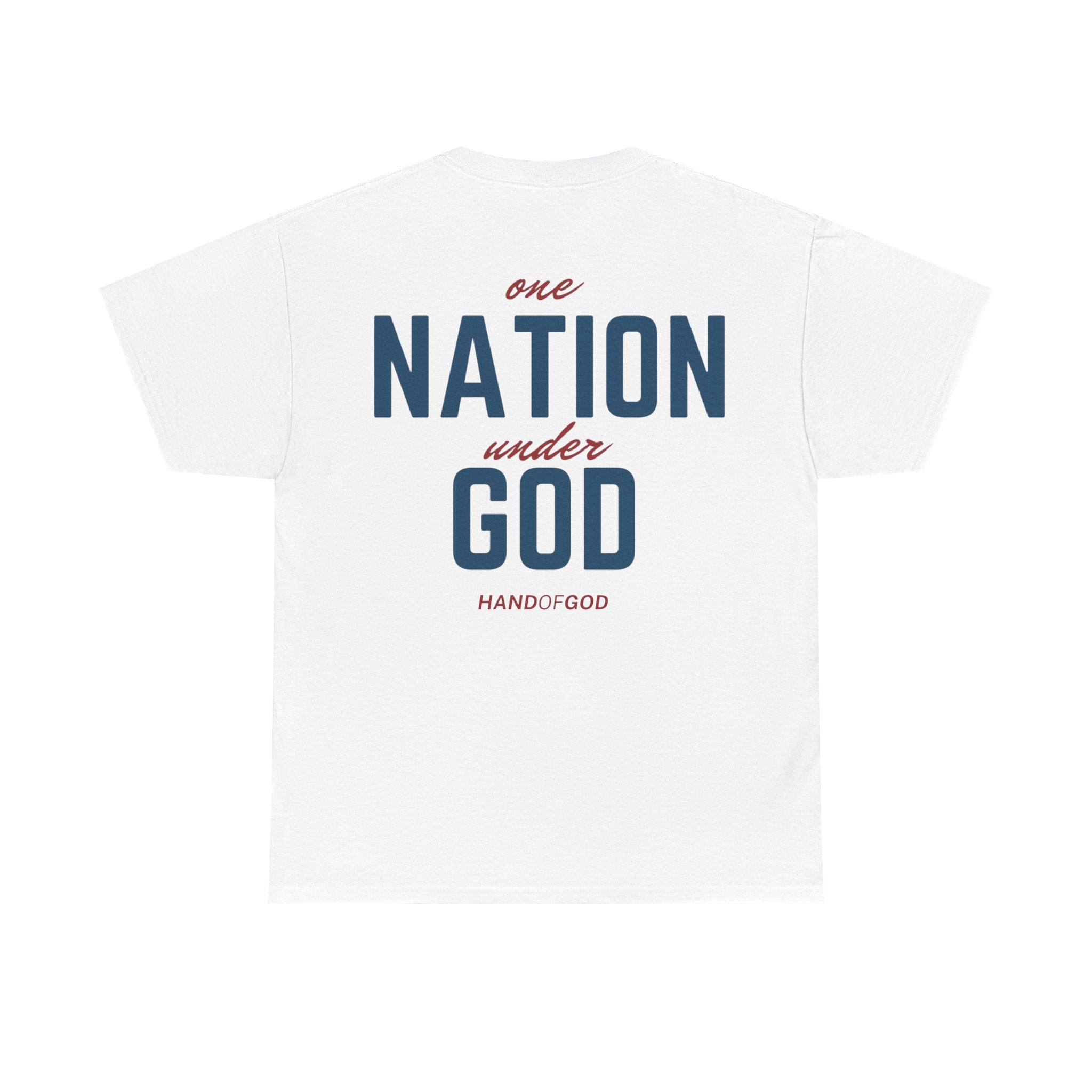 One Nation Under God Shirt – Christian Patriotic T-Shirt | 100% Cotton Faith & Freedom Tee