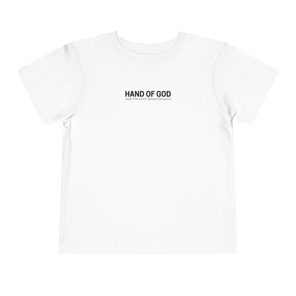Blessed by Jesus toddler T-Shirt | Christian Faith Apparel | Hand of God