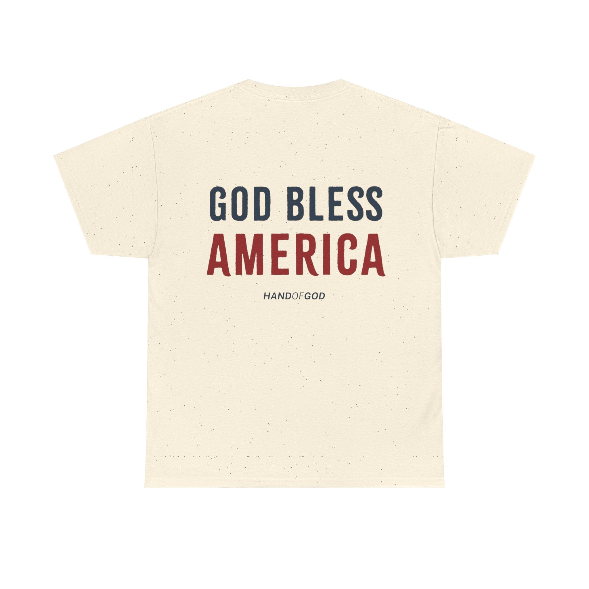God Bless America Shirt – Christian Patriotic T-Shirt | Hand of God “Wear the Word” Tee