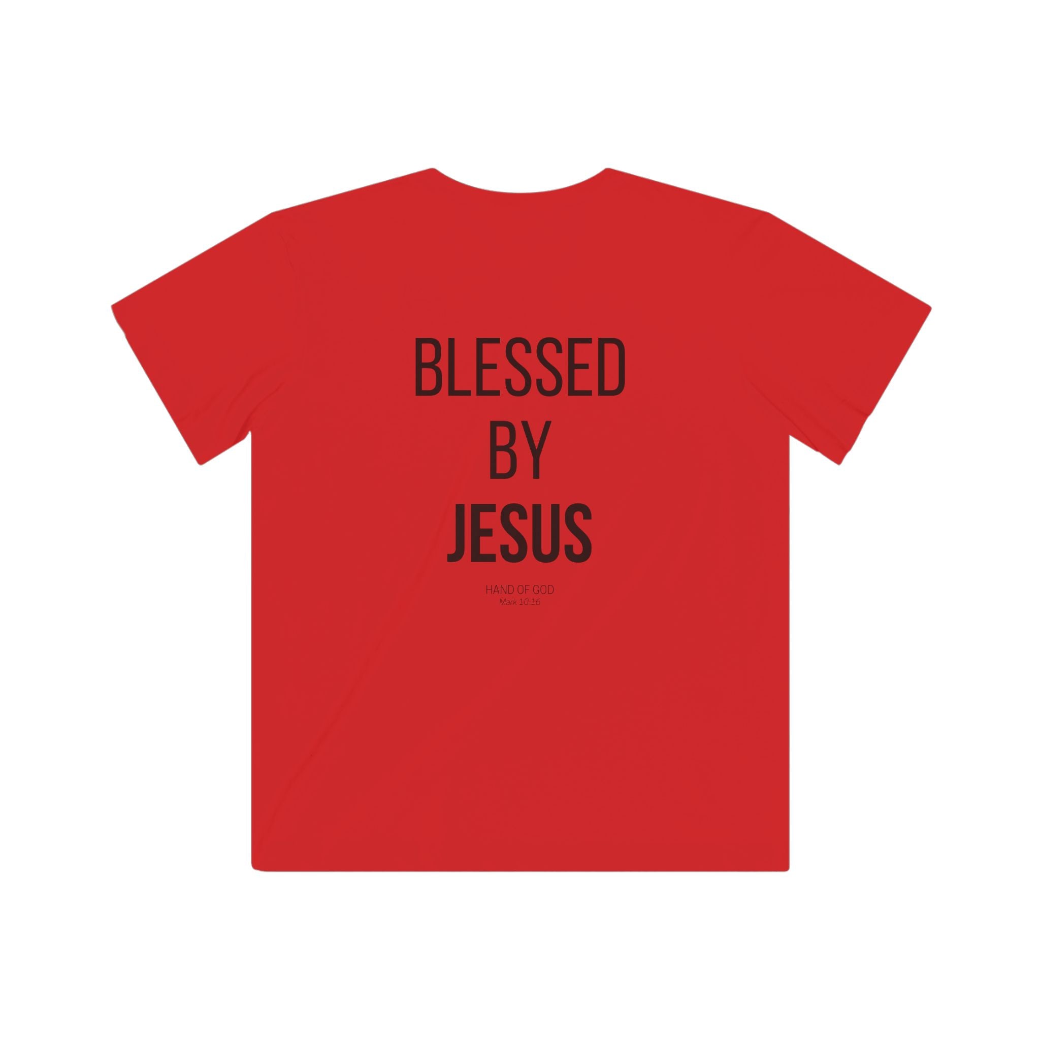 Blessed by Jesus Kids T-Shirt | Christian Kids Faith Shirt | Hand of God Apparel