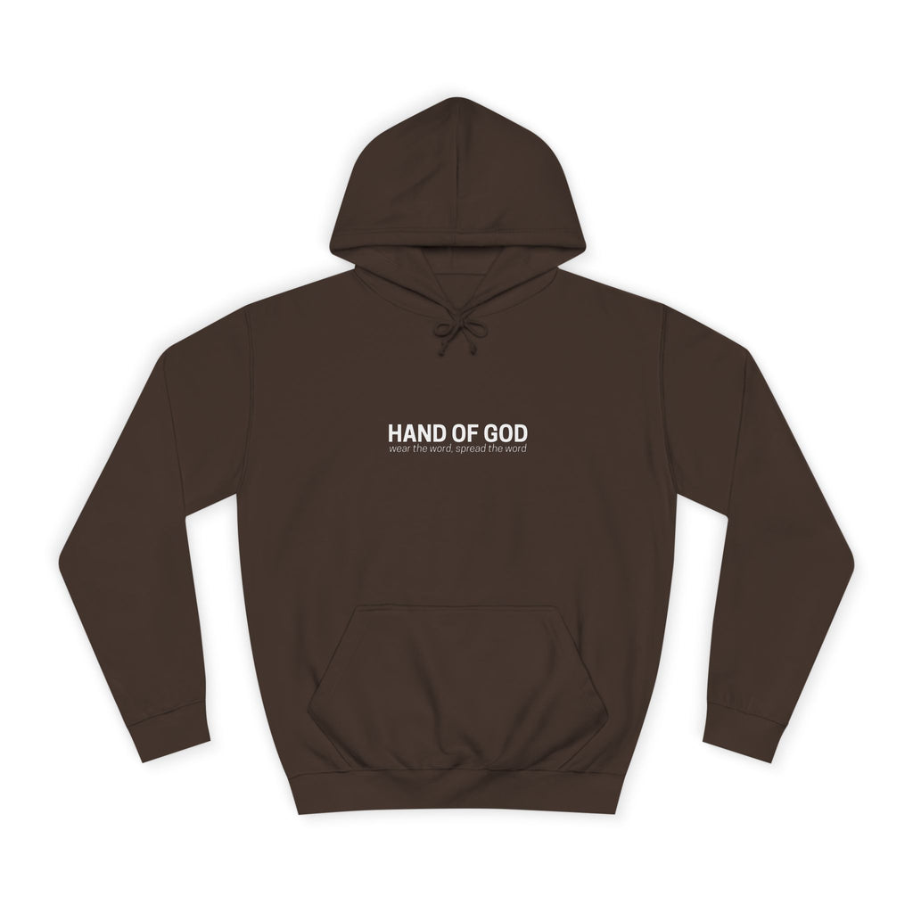 God is Greater Than the Highs and Lows Hoodie | Hand of God Christian Faith Apparel