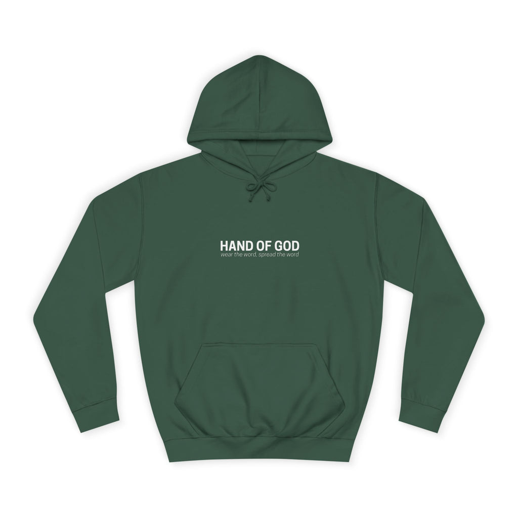 God is Greater Than the Highs and Lows Hoodie | Hand of God Christian Faith Apparel