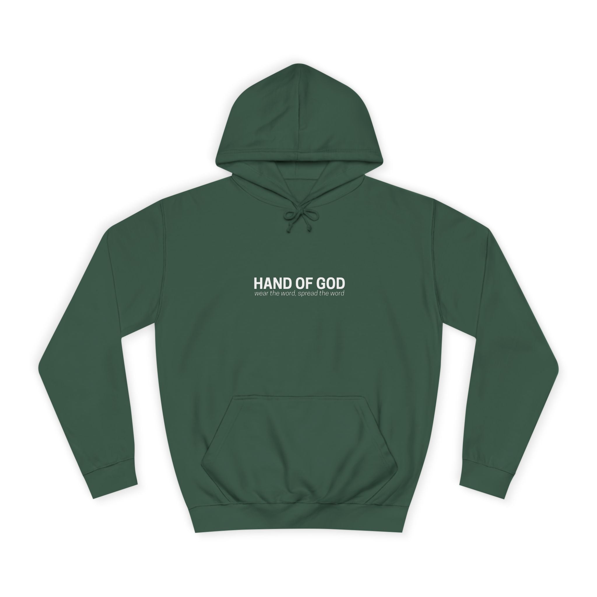God is Greater Than the Highs and Lows Hoodie | Hand of God Christian Faith Apparel