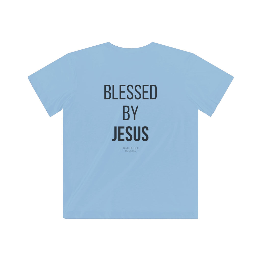 Blessed by Jesus Kids T-Shirt | Christian Kids Faith Shirt | Hand of God Apparel