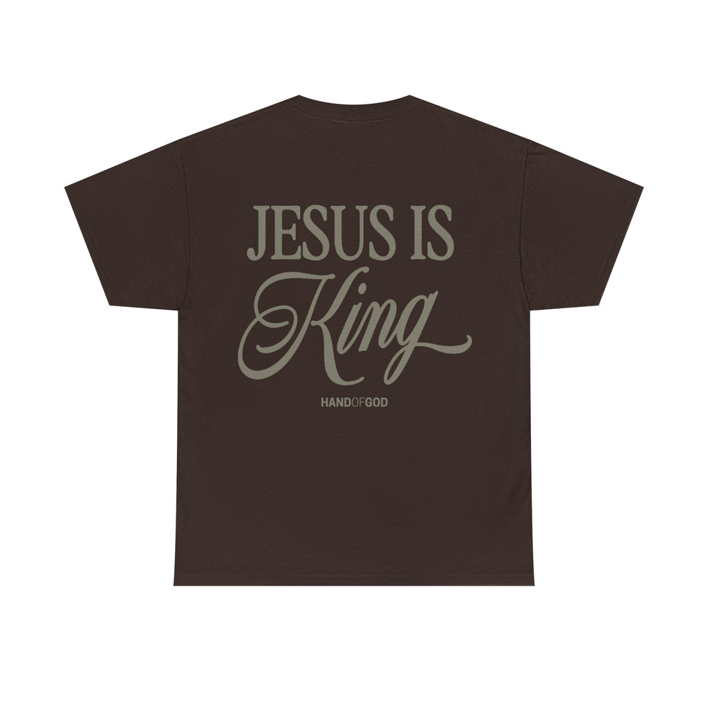 Jesus Is King Shirt – Christian Faith T-Shirt | Hand of God Bold Gospel Statement Tee