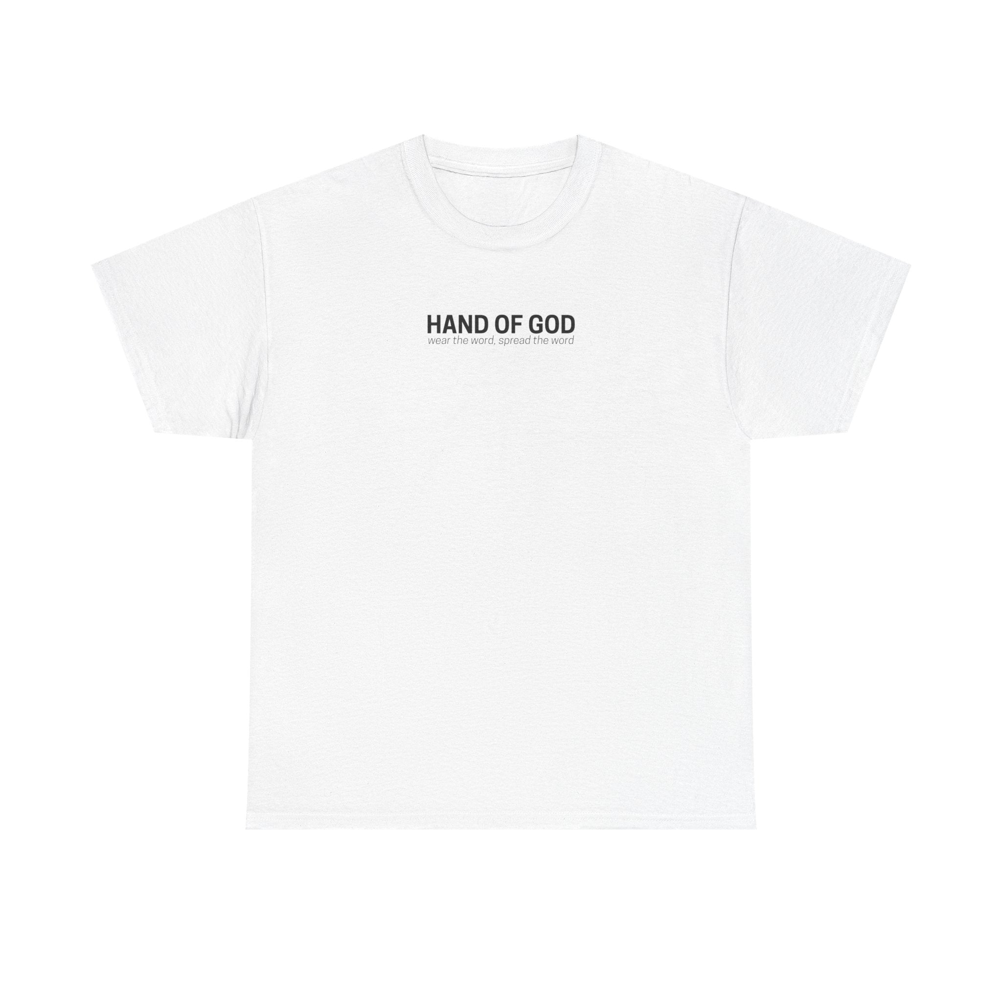 He Can Do a Lot With a Little T-Shirt | Christian Faith Apparel | Hand of God