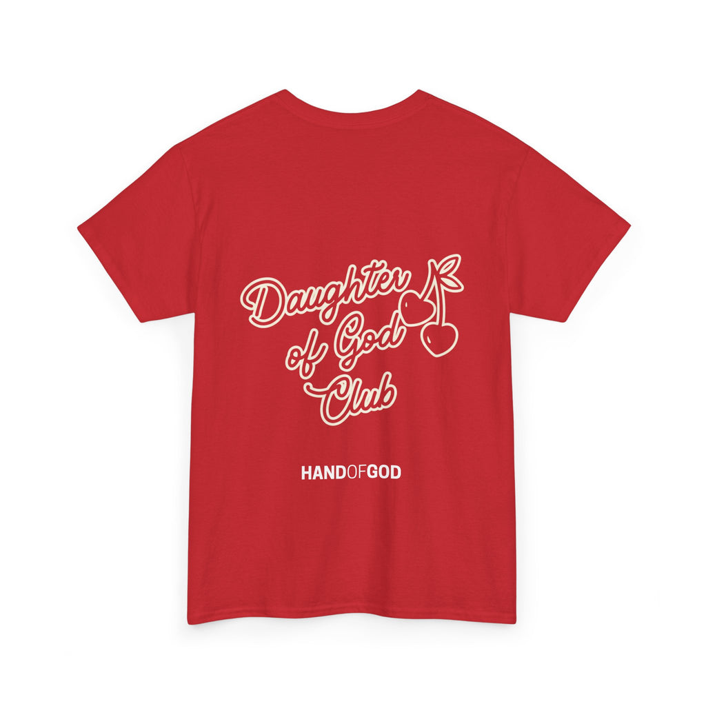 Daughter of God Club Women’s T-Shirt | Christian Faith Apparel | Hand of God Graphic Tee