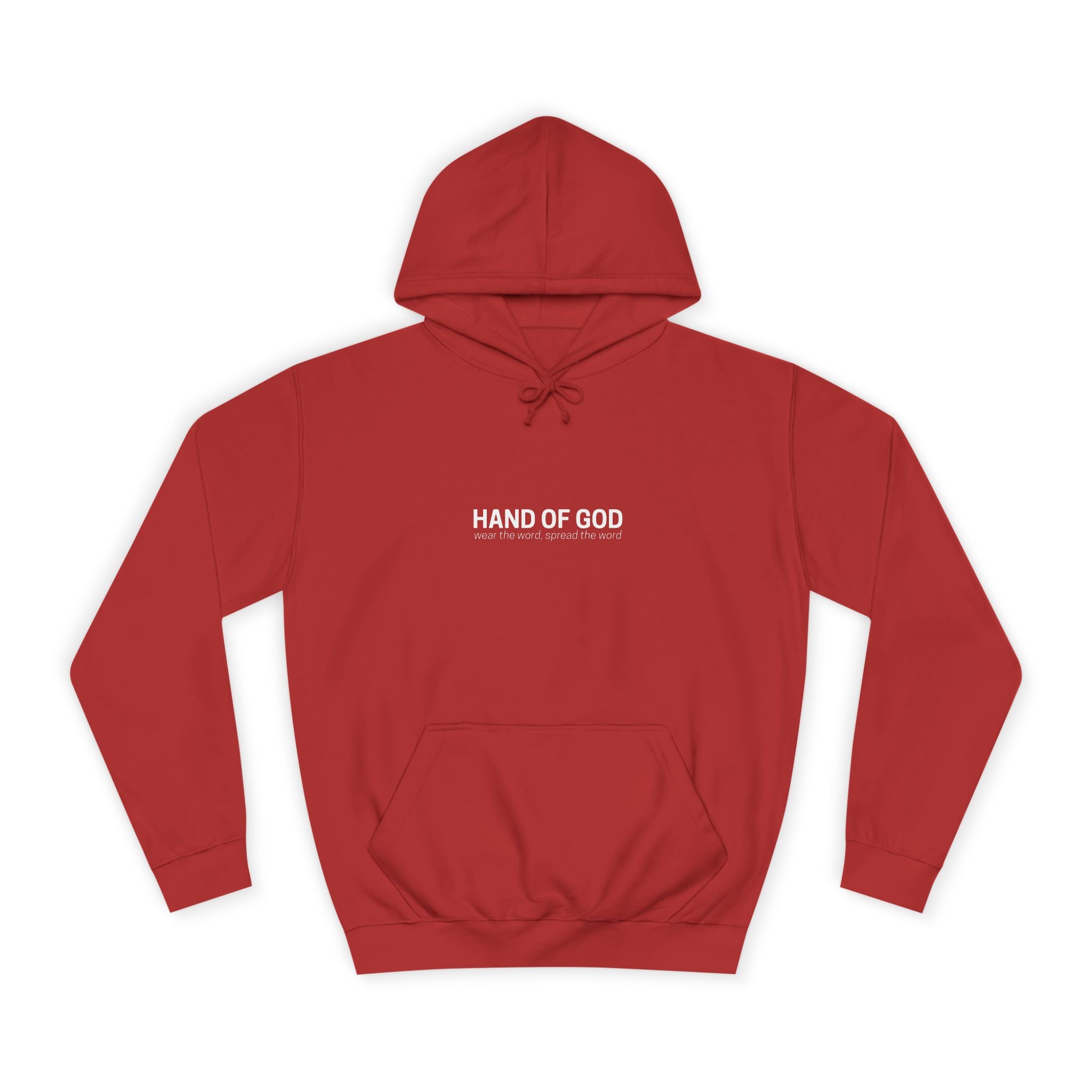 Faith > Fear Hoodie | Hand of God Christian Faith Apparel | Inspirational Sweatshirt